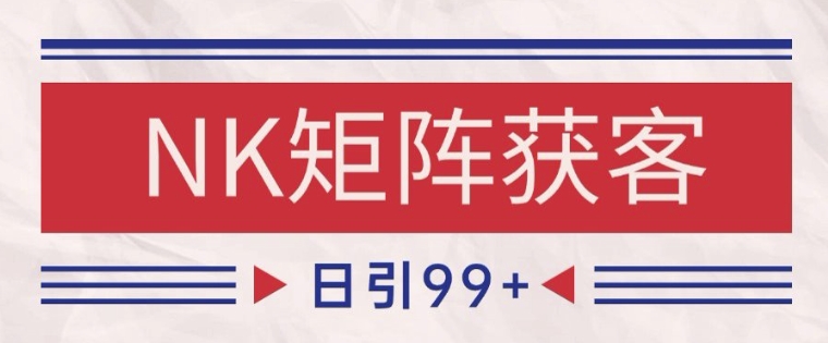 小红书某音NK赛道引流获客 自热矩阵日引200+【揭秘】-云网创