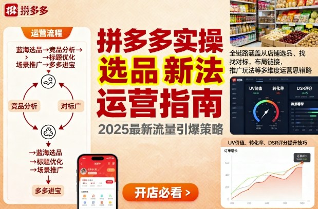 王校长9月12拼多多实操新玩法，全链路涵盖从店铺选品、找对标，布局链接，推广玩法等多维度运营思路(更新)-云网创