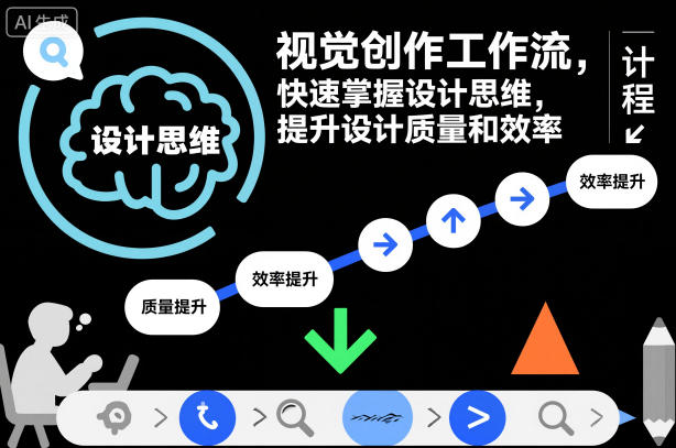 视觉创作工作流，快速掌握设计思维，提升设计质量和效率-云网创