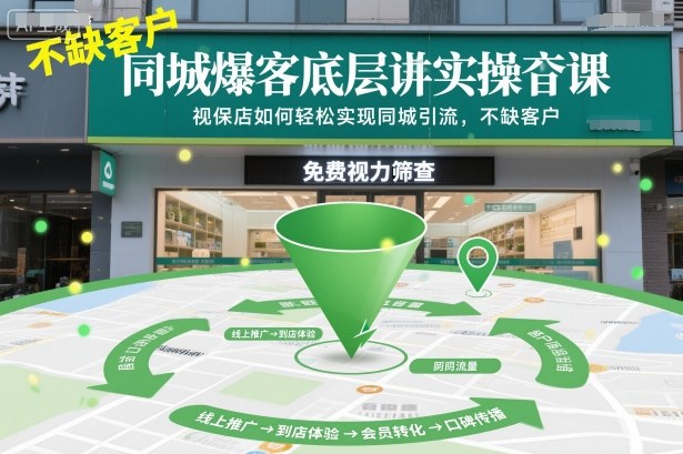 同城爆客底层实操课，视保店如何轻松实现同城引流，不缺客户！-云网创