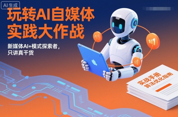 玩转AI自媒体实践大作战，新媒体AI+模式探索者，只讲真干货-云网创