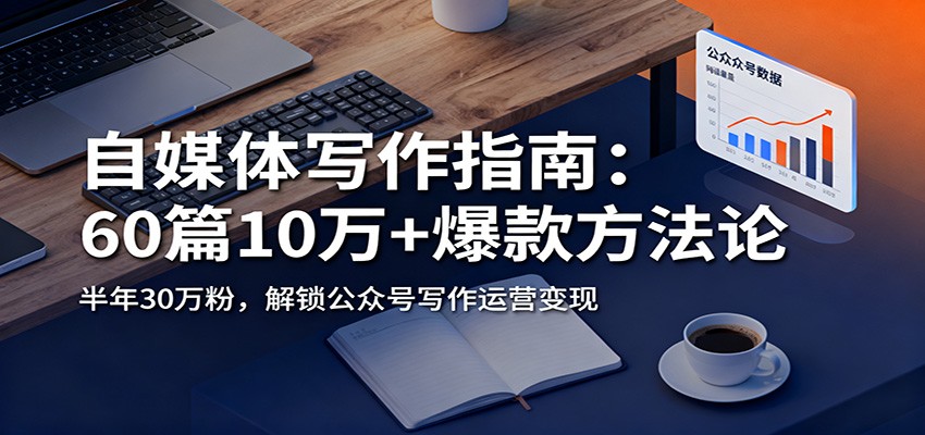 自媒体写作指南：60篇10万+爆款方法论，半年30万粉，解锁公众号写作运营变现-云网创