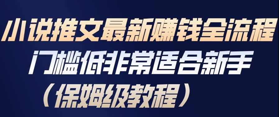 小说推文最新賺钱全流程，门槛低非常适合新手(保姆级教程)-云网创