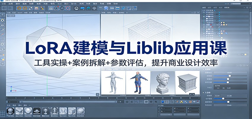 LoRA建模与Liblib应用课：工具实操+案例拆解+参数评估，提升商业设计效率-云网创