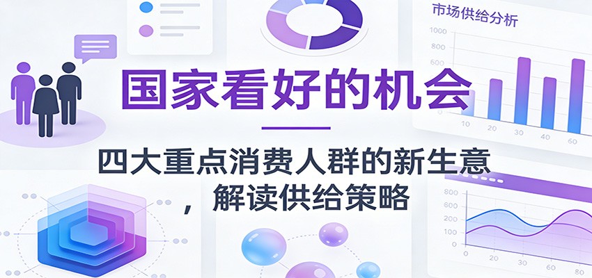 公众号付费文章：国家看好的机会，四大重点消费人群的新生意，解读供给策略-云网创