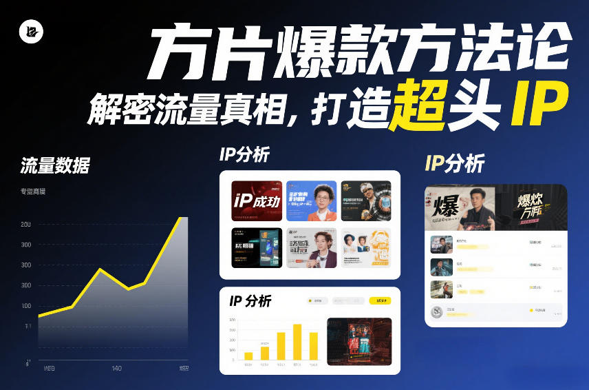 方片爆款方法论,解密流量真相,打造超头IP