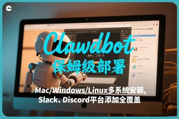 Clawdbot保姆级部署,从入门介绍、Mac/Windows/Linux多系统安装,到Slack、Discord平台添加全覆盖