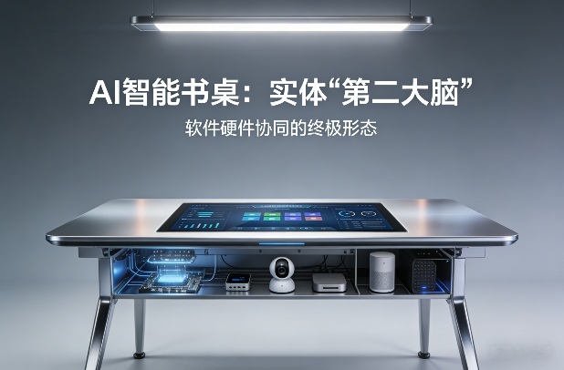 AI智能书桌搭建，构建你的实体“第二大脑”，软件硬件协同的终极形态-云网创
