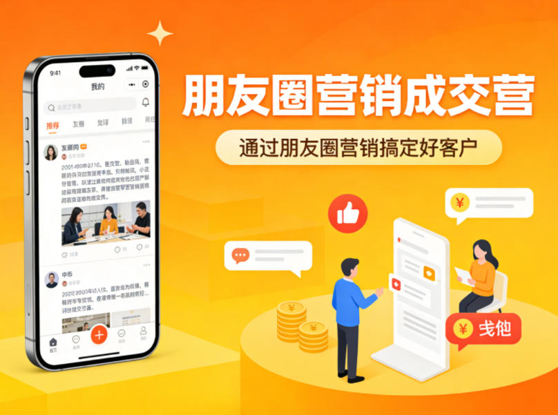 朋友圈营销成交营,通过朋友圈营销来搞定好客户