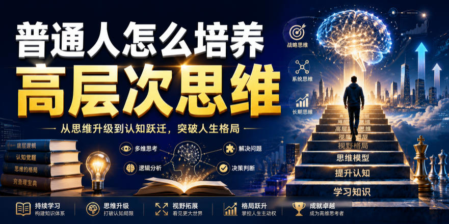 公众号付费文章：普通人怎么培养高层次思维-云网创