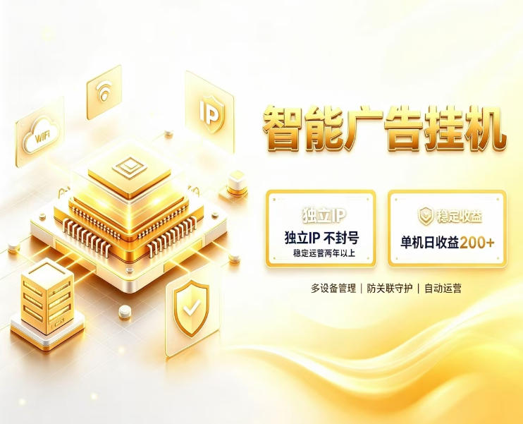 基于百度广告生态，零基础可做，三年成熟广告挂G变现项目，独立IP挂G，安全不封号【揭秘】-云网创