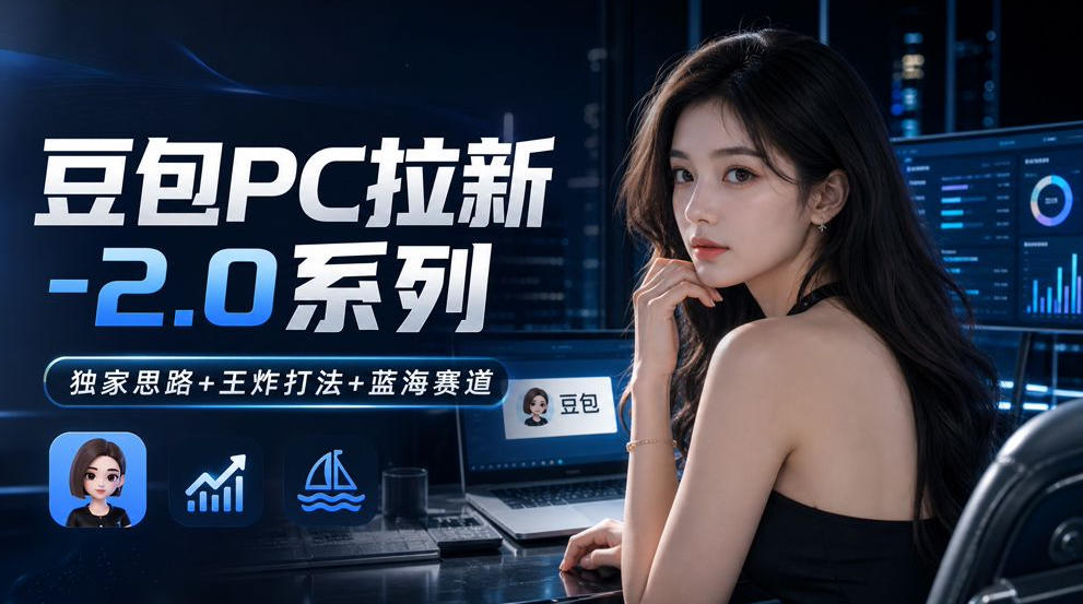豆包PC拉新2.0系列-独家思路+王炸打法+蓝海赛道-云网创