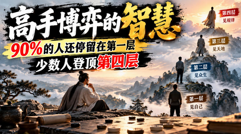 付费文章：高手博弈的智慧，90%的人还停留在第一层，少数人登顶第四层-云网创