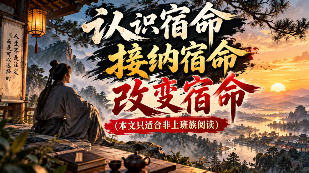 某公众号付费文章：认识宿命，接纳宿命，改变宿命(本文只适合非上班族阅读)-云网创