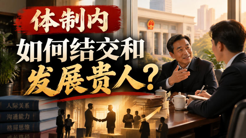 某公众号付费文章：体制内，如何结交和发展贵人?-云网创