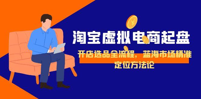 淘宝虚拟电商起盘，开店选品全流程，蓝海市场精准定位方法论-云网创