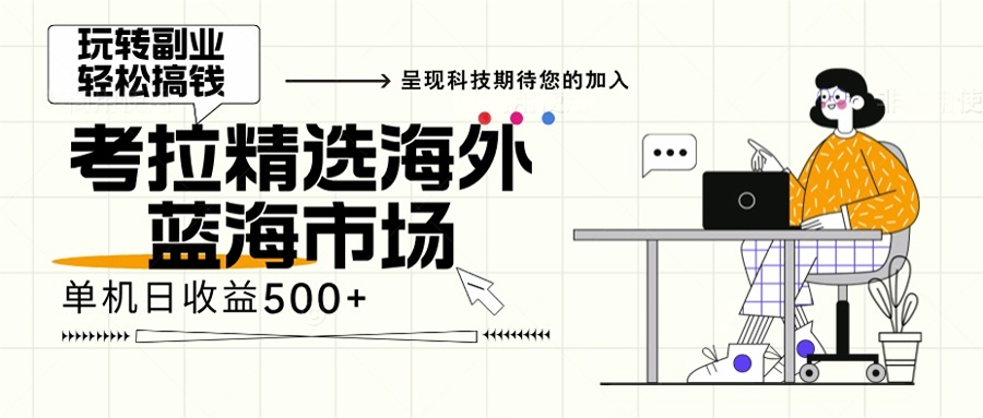 海外全新空白市场，小白也可轻松上手，年底最后红利-云网创