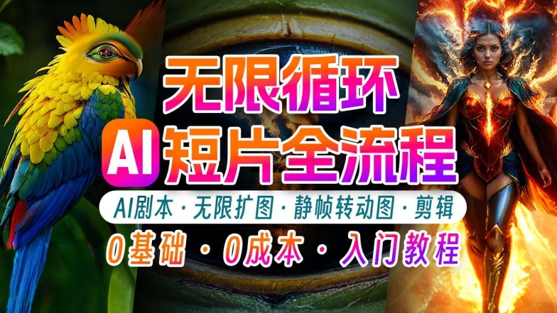 AI剪辑无限循环画面：新手轻松月入上万的秘技【揭秘】-云网创