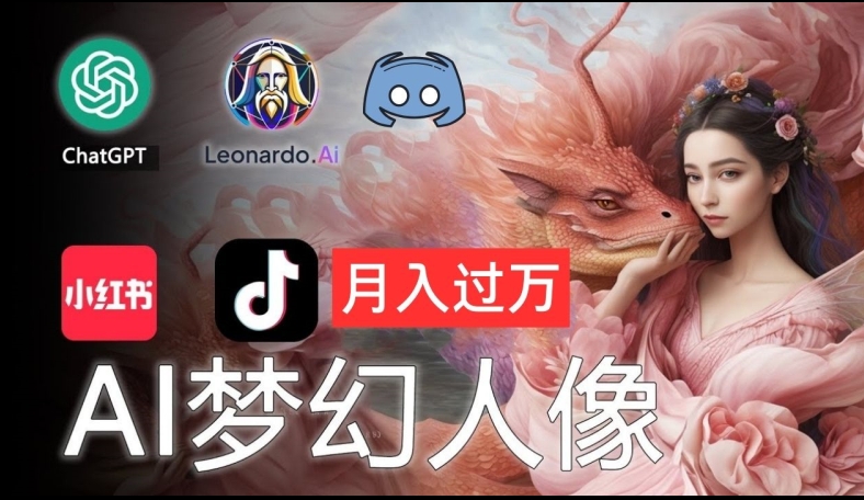 AI摄影梦幻人像：零基础也能月入过万的秘密【揭秘】-云网创