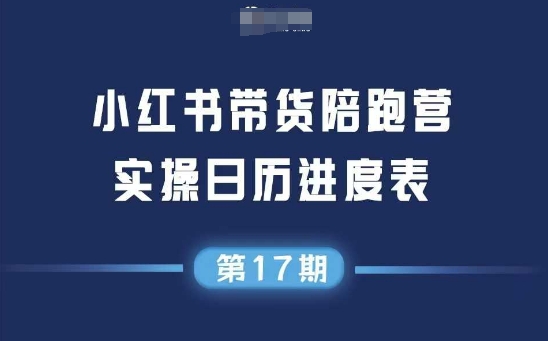 小红书第17期带货陪跑营，不囤货，无不直播，无不投流，通过选品+笔记内容+测品+笔记铺量+矩阵运营打爆款-云网创
