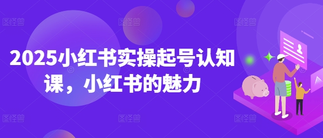 2025小红书实操起号认知课，小红书的魅力-云网创