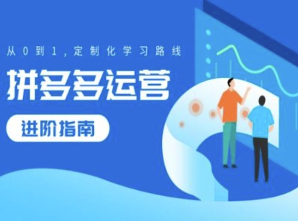 拼多多运营进阶指南，从0到1定制化学习路线-云网创