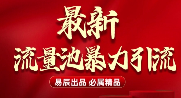 最新“流量池”无门槛暴力引流(全网首发)日引500+-云网创