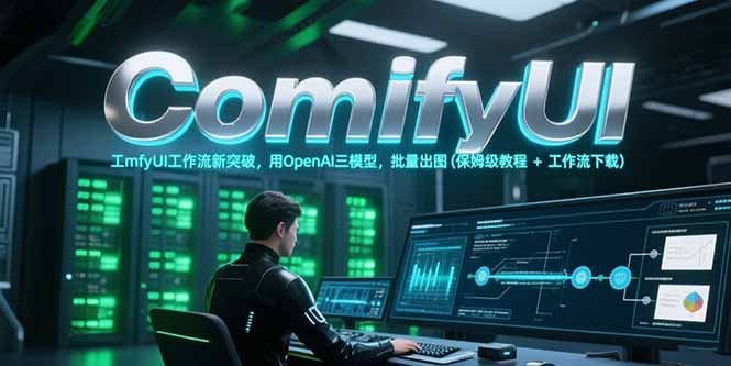 ComfyUI工作流新突破，用OpenAI三模型，批量出图(保姆级教程+工作流下载-云网创