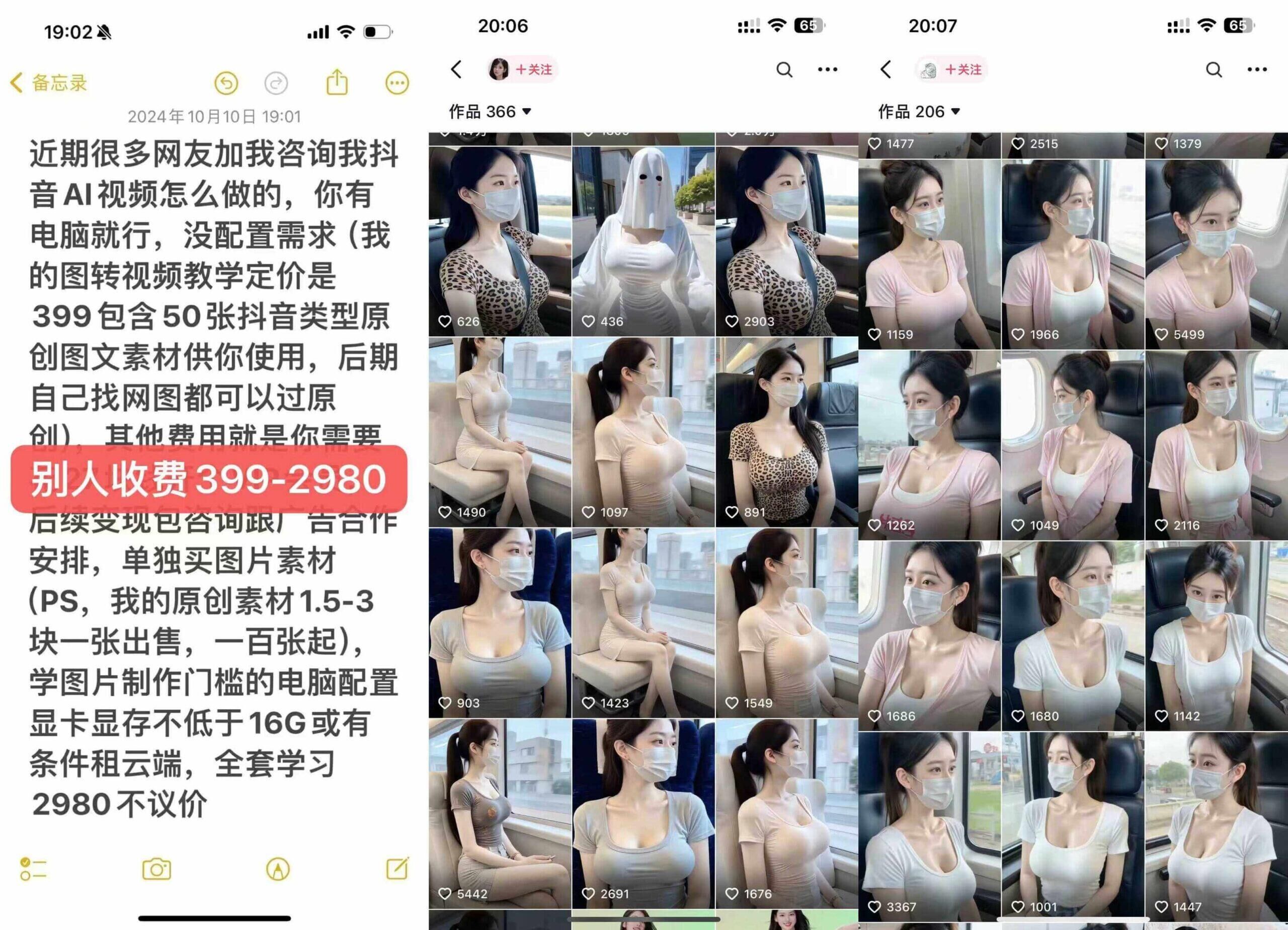 云天AI美女号5.0,爆火高点赞颜值涨粉赛道