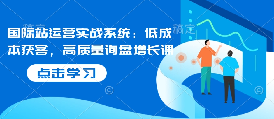 国际站运营实战系统：低成本获客，高质量询盘增长课-云网创