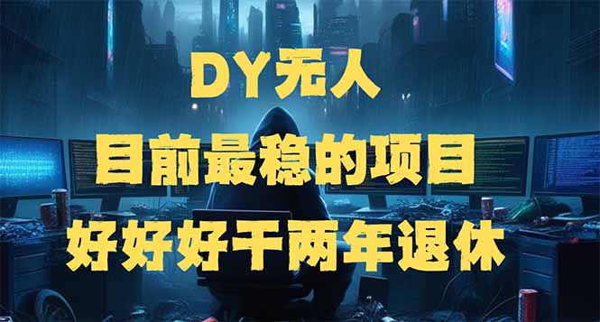 DY无人，目前最稳的项目，矩阵放大边旅游边赚钱，好好好干两年退休-云网创