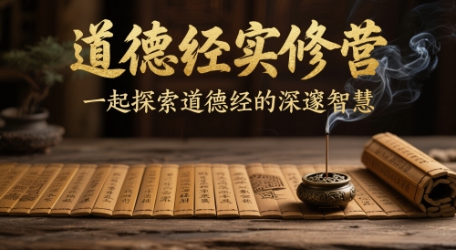 道德经实修营，一起探索道德经的深邃智慧-云网创
