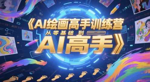 AI绘画高手训练营，从零基础到AI高手-云网创