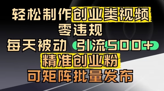 抖音引流创业粉，几分钟一个视频，非常暴力，小白直接可上手操作-云网创