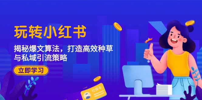 玩转小红书：揭秘爆文算法，打造高效种草与私域引流策略-云网创