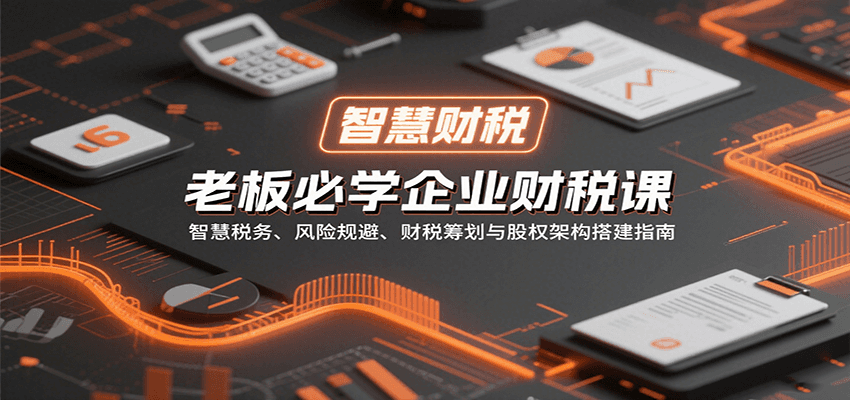 老板必学企业财税课：智慧税务、风险规避、财税筹划与股权架构搭建指南-云网创