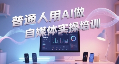 普通一个人用AI做自媒体，助你轻松开启AI自媒体创作之路-云网创