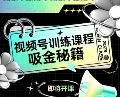 如何做好视频号，视频号训练课程，吸金秘籍-云网创