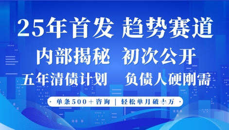 2025年首次公开，真正的事业型赛道，客咨不断，单月轻松破W-云网创