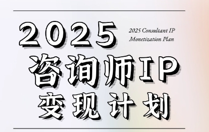 7天构建咨询师变现系统，2025咨询师IP变现计划训练营-云网创