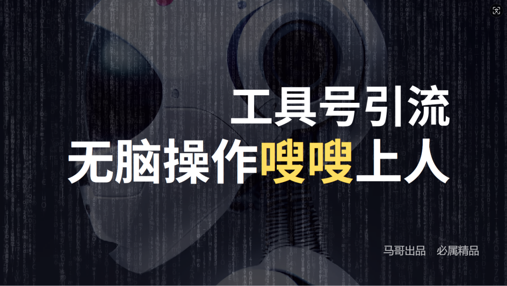 24年抖音最新工具号日引流300+创业粉，日入5000+-云网创